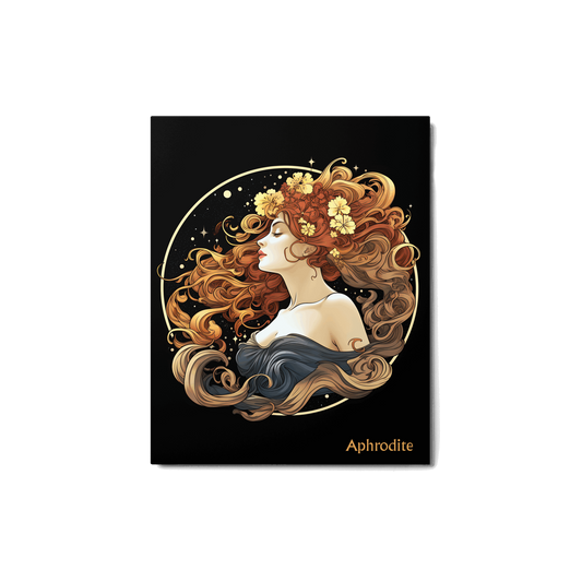 Aphrodite's Radiance - Colorful Hanging Wall Art High Quality Metal Print DrawDadDraw