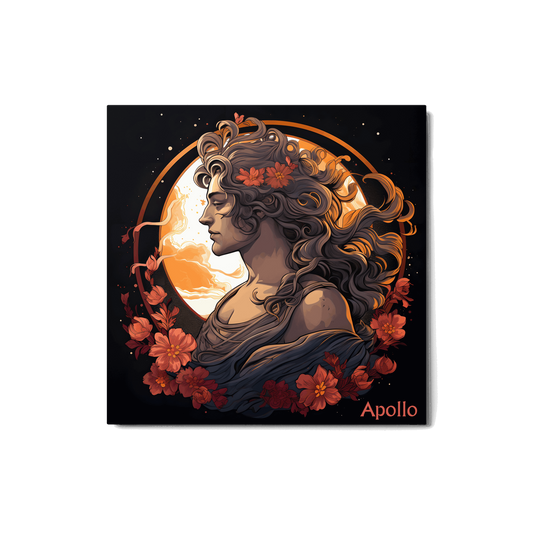 Apollo's Luminance - Colorful Hanging Wall Art High Quality Metal Print DrawDadDraw