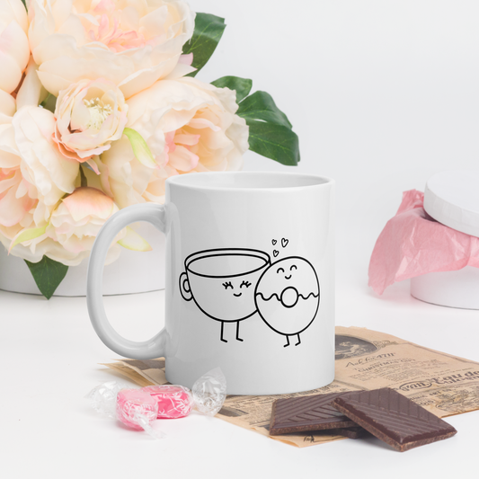 Custom Glossy White Mug DrawDadDraw