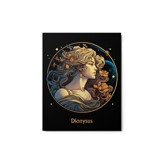 Dionysus' Ecstacy - Colorful Hanging Wall Art High Quality Metal Print DrawDadDraw