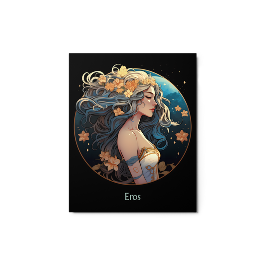 Eros' Desire - Colorful Hanging Wall Art High Quality Metal Print DrawDadDraw