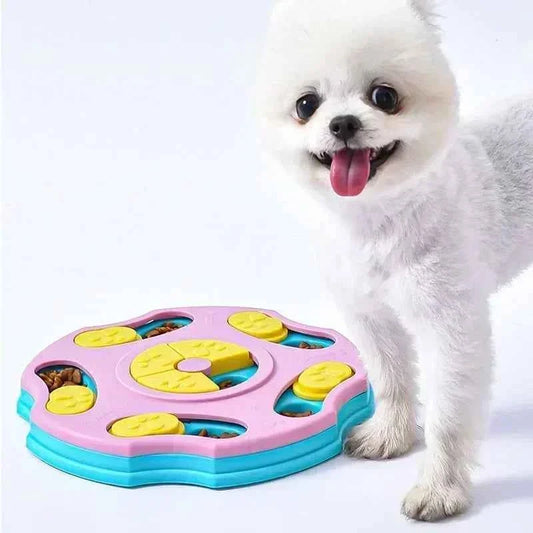 Dog Puzzle Slow Feeder Toy โ Interactive Treat Dispenser for Mental Stimulation