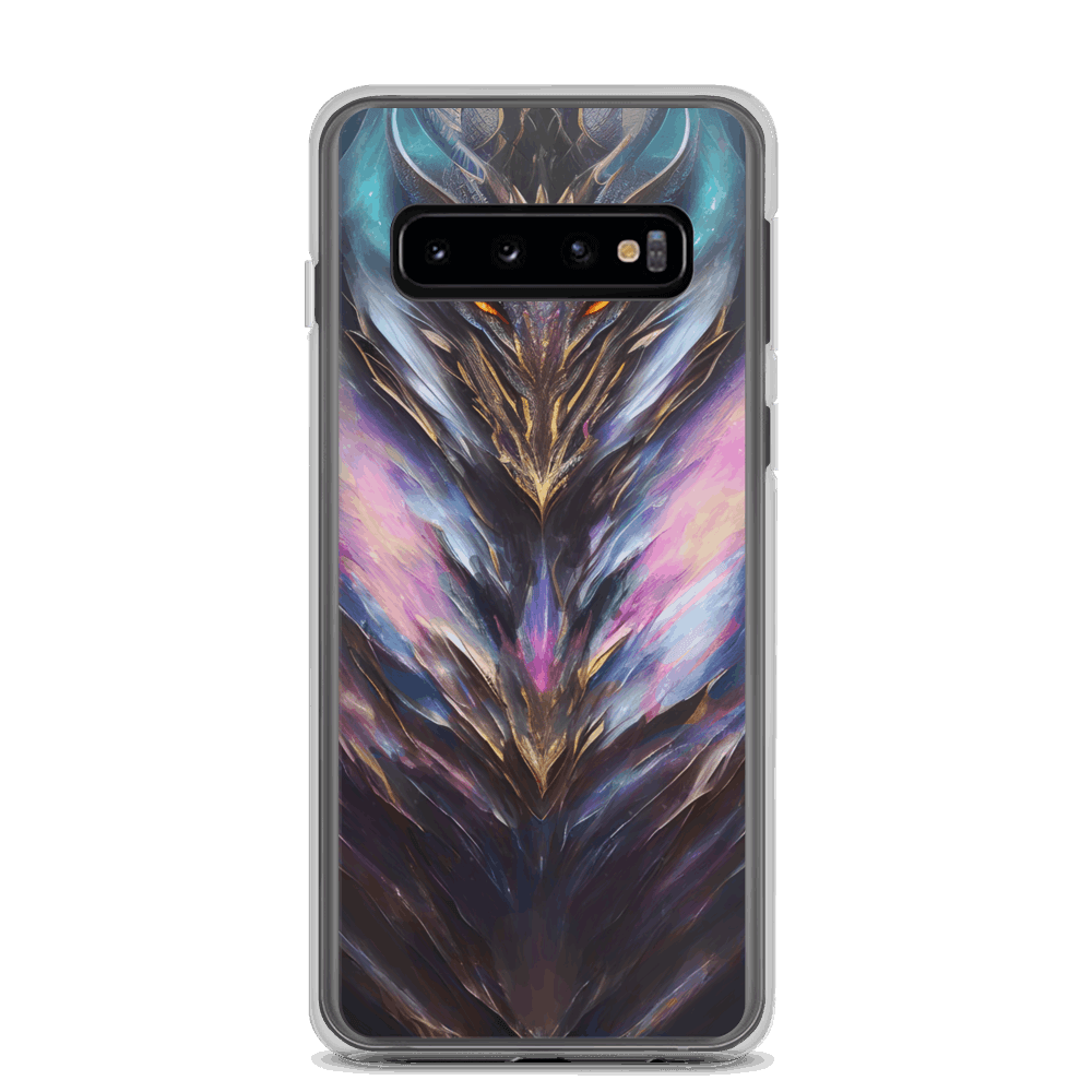 Anu the Great Dragon - Samsung Scratch-Resistant Clear Phone Case DrawDadDraw