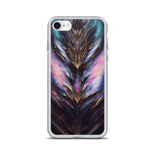 Anu the Great Dragon - iPhone Scratch-Resistant Clear Phone Case DrawDadDraw