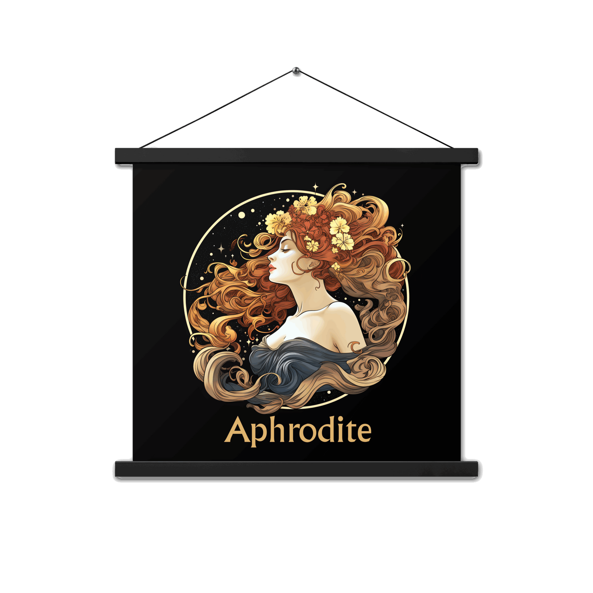 Aphrodite's Radiance - Colorful Hanging Wall Art High Quality Matte Poster DrawDadDraw