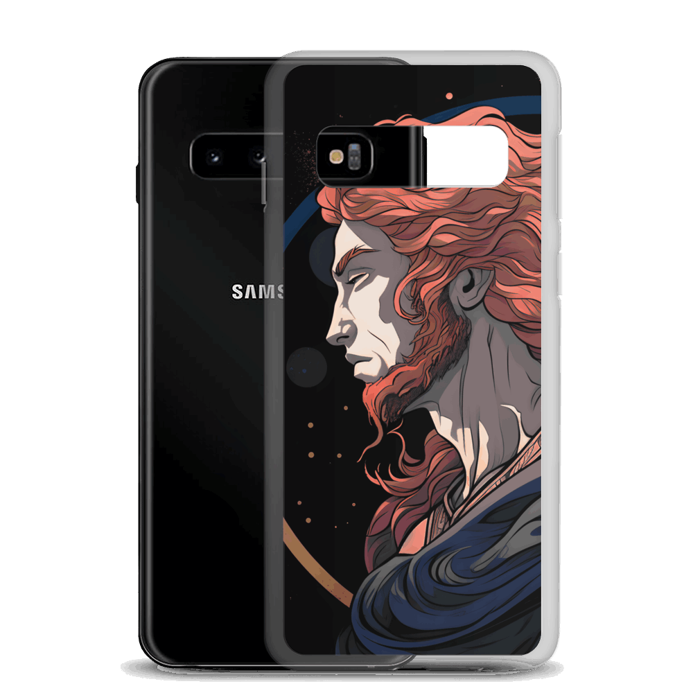 Ares' Courage - Samsung Scratch-Resistant Clear Phone Case DrawDadDraw