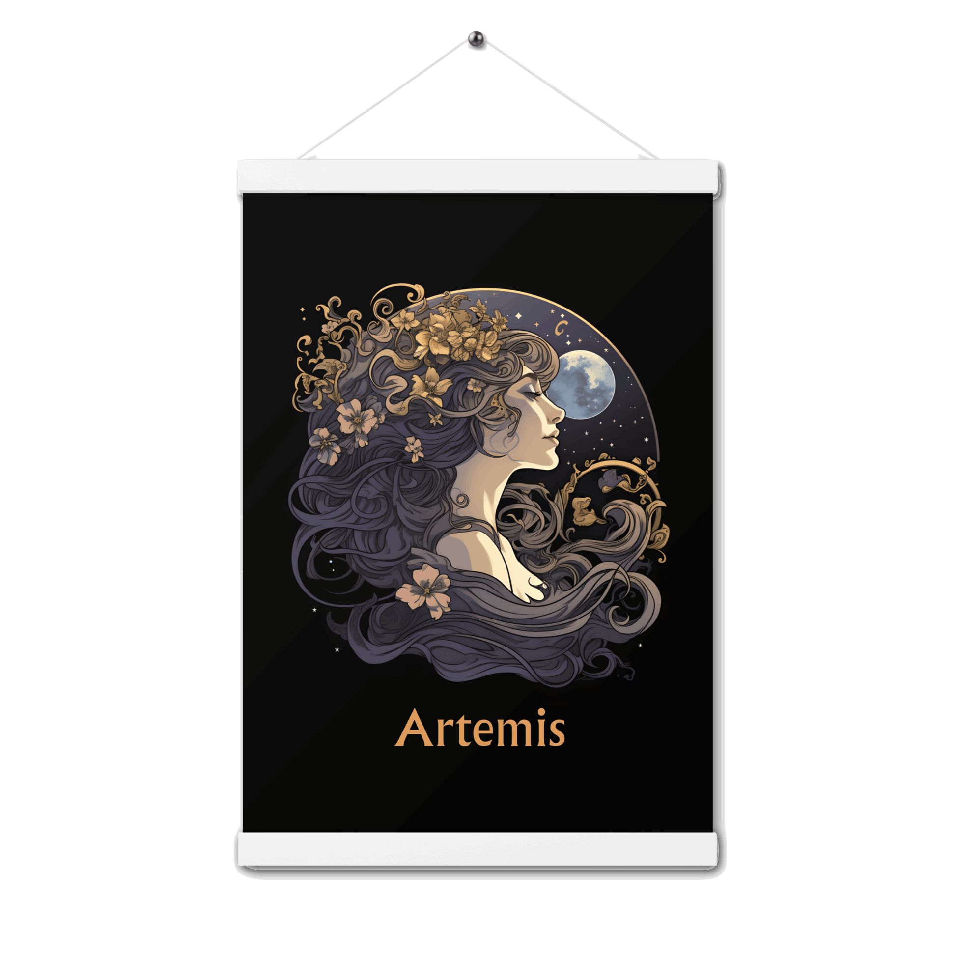 Artemis' Perception - Colorful Hanging Wall Art High Quality Matte Poster DrawDadDraw