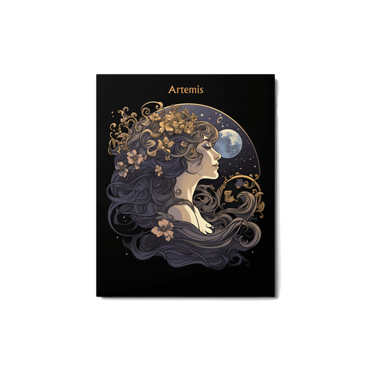 Artemis' Perception - Colorful Hanging Wall Art High Quality Metal Print DrawDadDraw