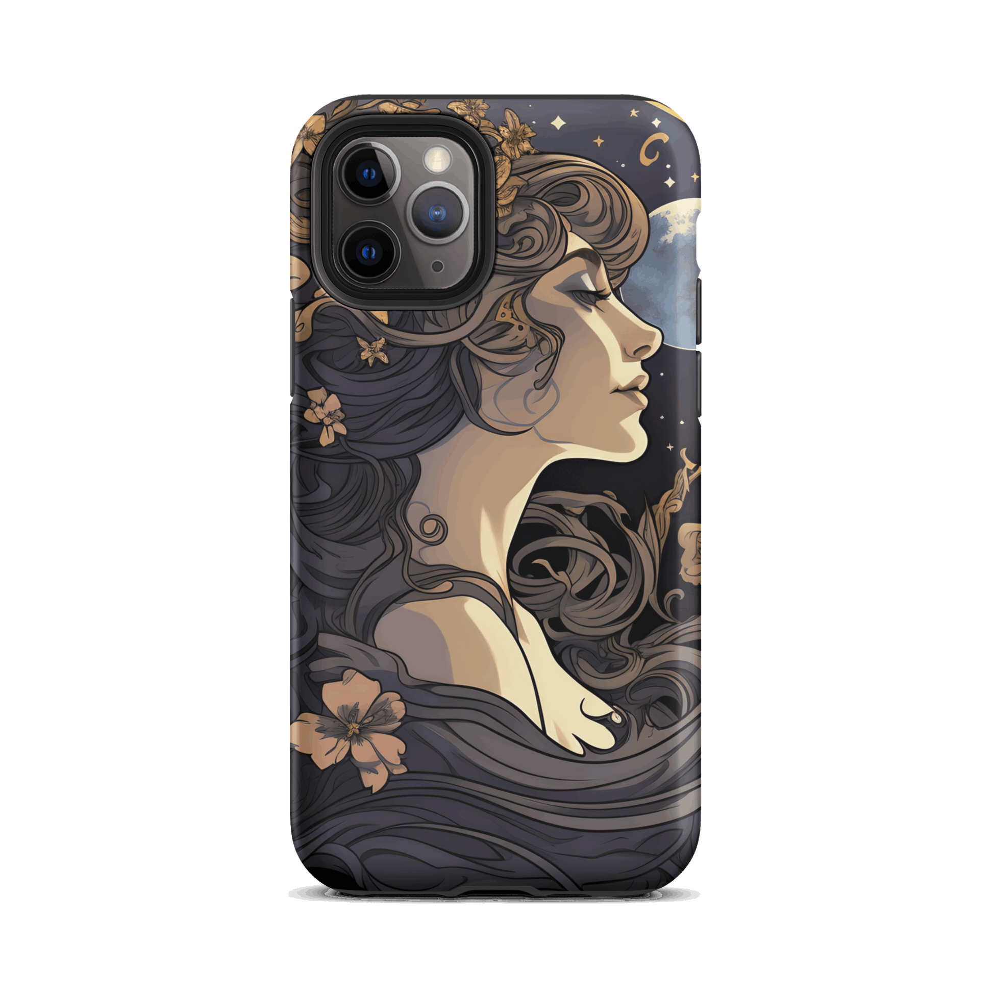 Artemis' Perception - iPhone Dual-layer protection Tough Phone Case DrawDadDraw