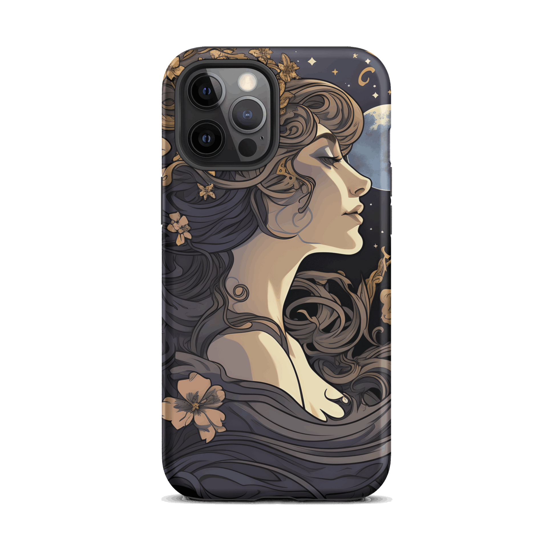 Artemis' Perception - iPhone Dual-layer protection Tough Phone Case DrawDadDraw
