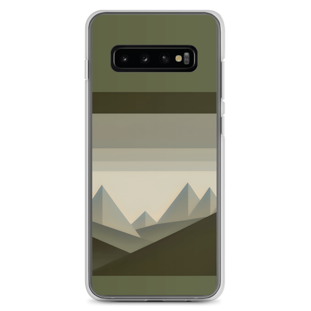 Ashen Mountains - Samsung Scratch-Resistant Clear Phone Case DrawDadDraw