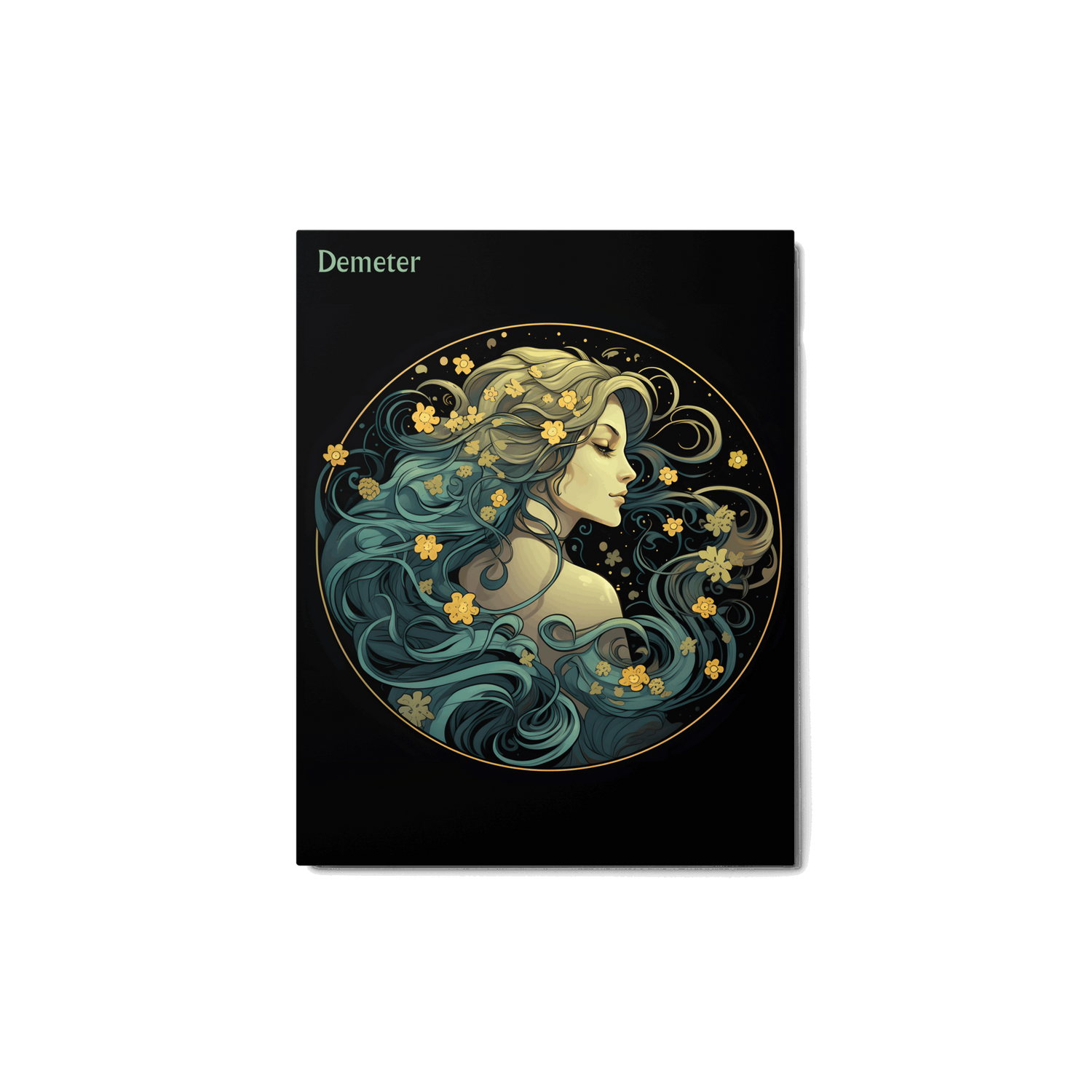 Demeter's Invigoration - Colorful Hanging Wall Art High Quality Metal Print DrawDadDraw