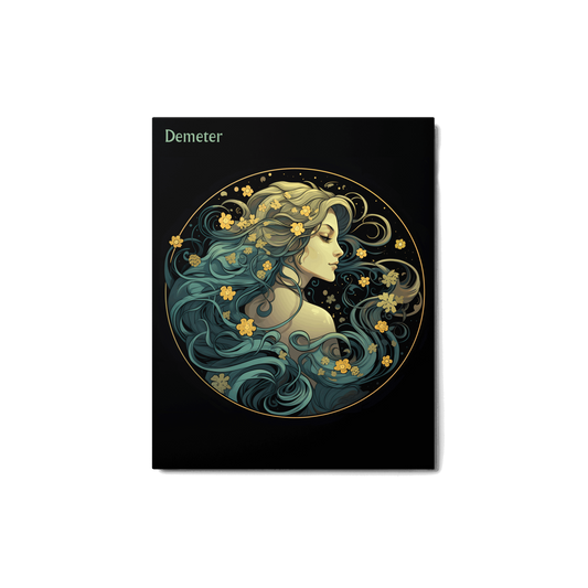 Demeter's Invigoration - Colorful Hanging Wall Art High Quality Metal Print DrawDadDraw