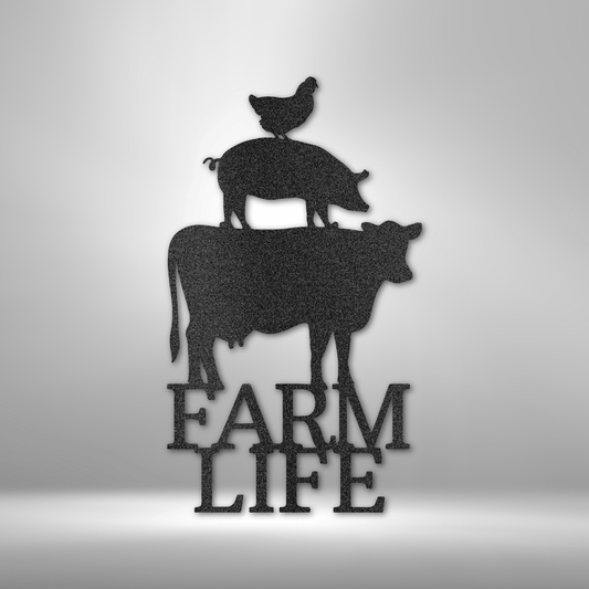 Farm Life Animals - 16-gauge Mild Steel Sign DrawDadDraw