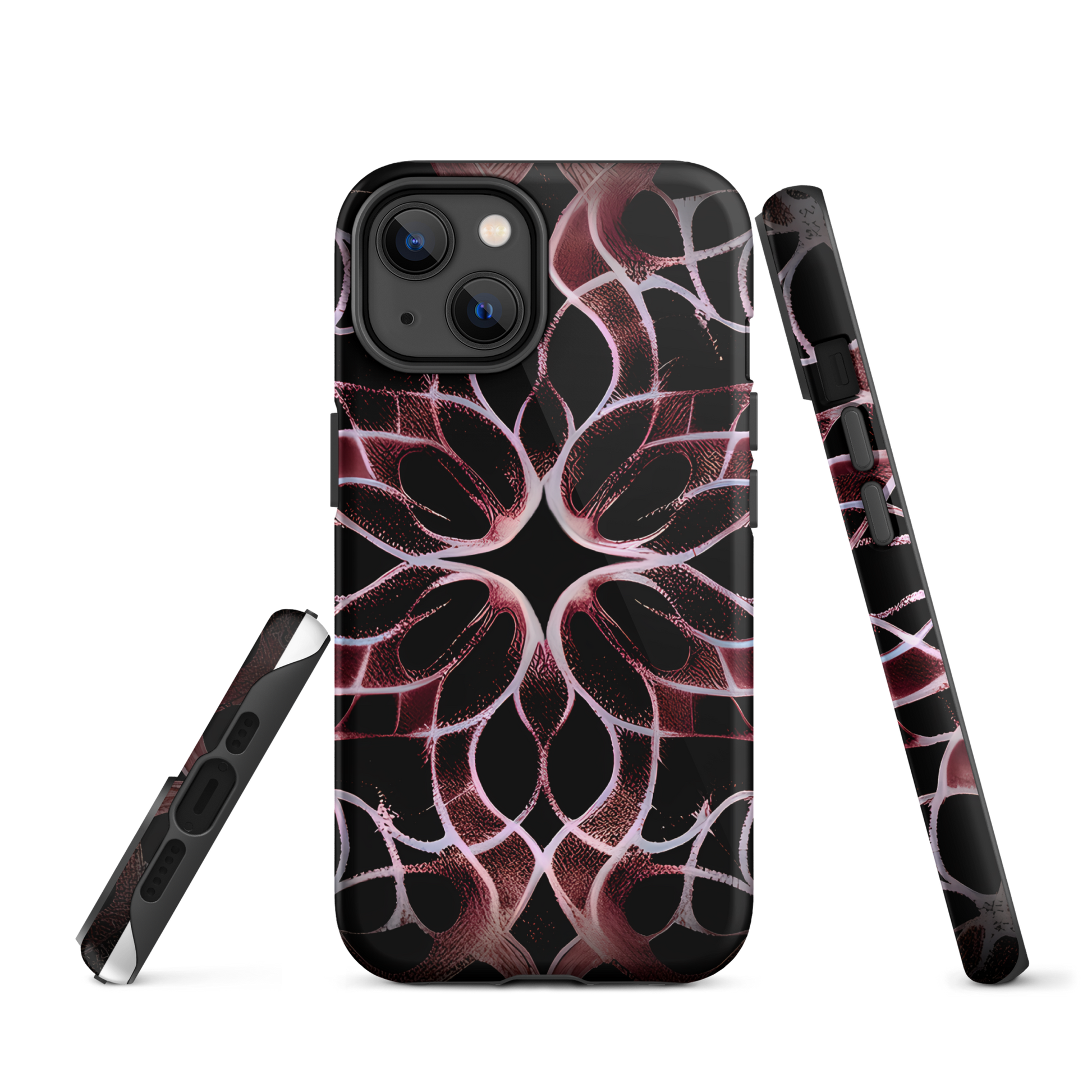 Flower Power - iPhone Dual-layer protection Tough Phone Case DrawDadDraw