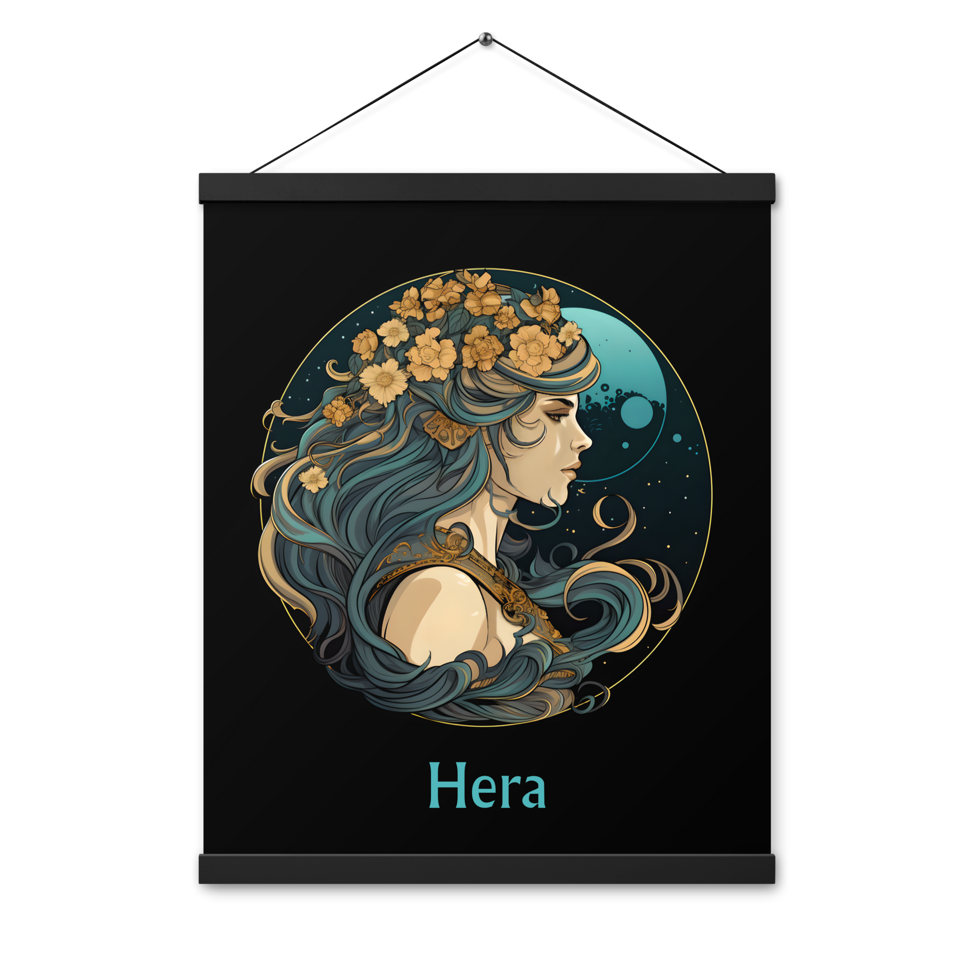 Hera's Devotion - Colorful Hanging Wall Art High Quality Matte Poster DrawDadDraw