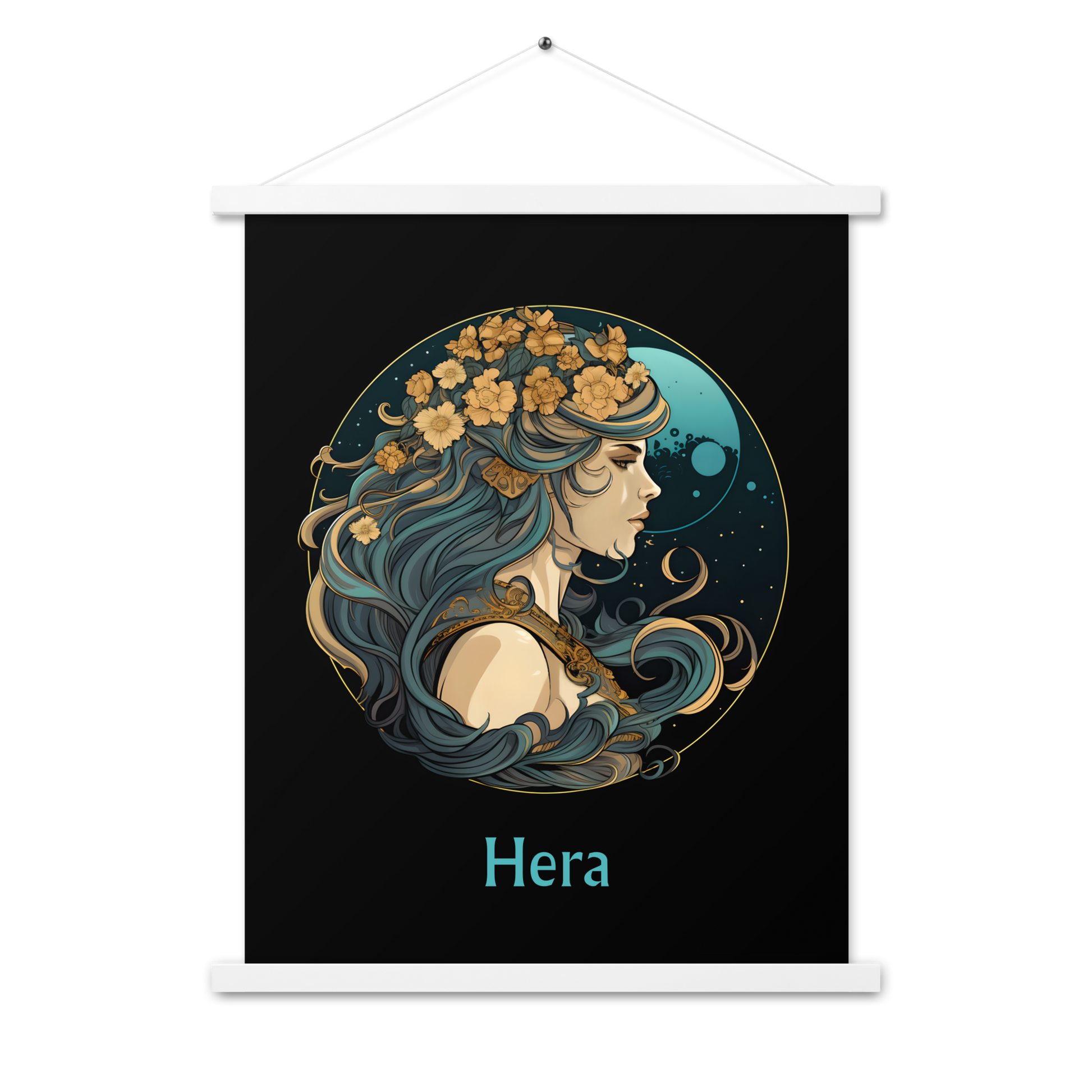 Hera's Devotion - Colorful Hanging Wall Art High Quality Matte Poster DrawDadDraw