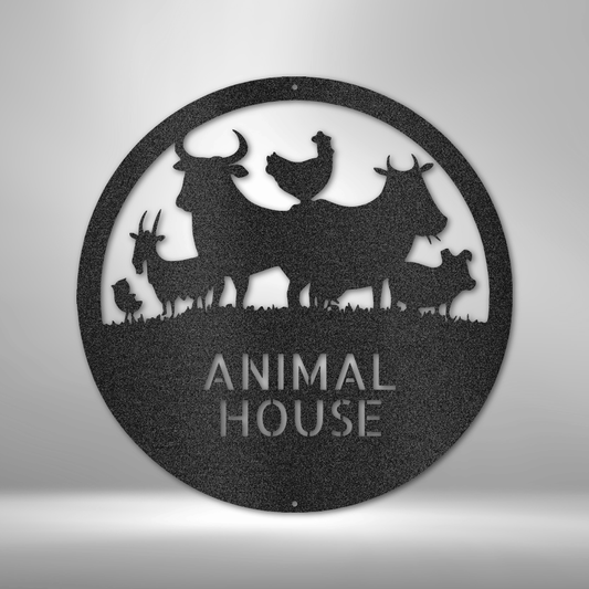Personalized Animal House - 16-gauge Mild Steel Sign DrawDadDraw