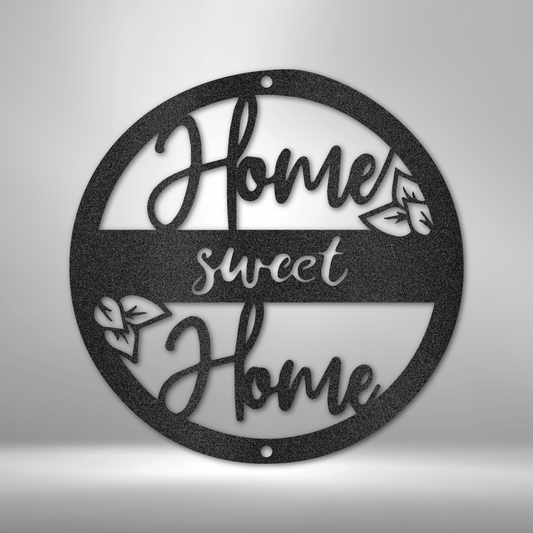 Personalized Fancy Sweet Home - 16-gauge Mild Steel Sign DrawDadDraw