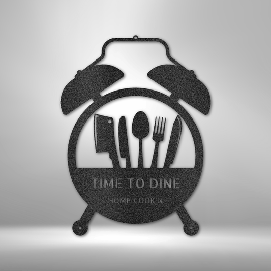 Personalized Food Time - 16-gauge Mild Steel Sign DrawDadDraw