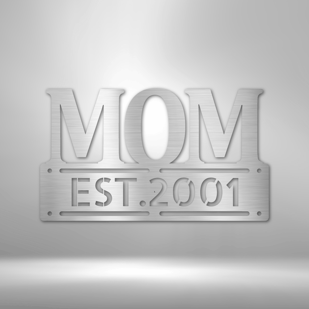 Personalized Mother's Day Plaque - 16-gauge Mild Steel Sign DrawDadDraw