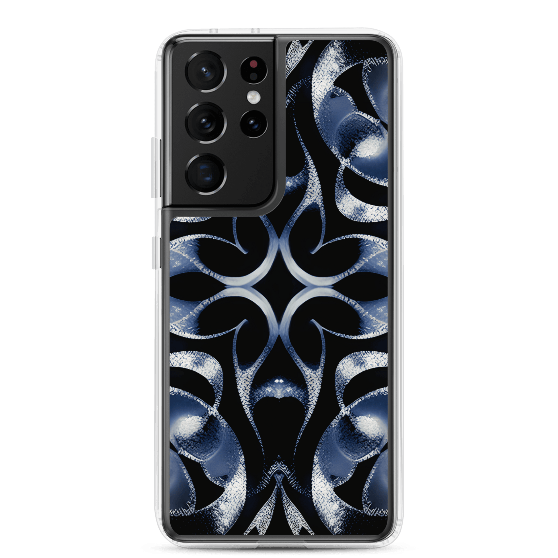 Silver Symmetry - Samsung Scratch-Resistant Clear Phone Case DrawDadDraw