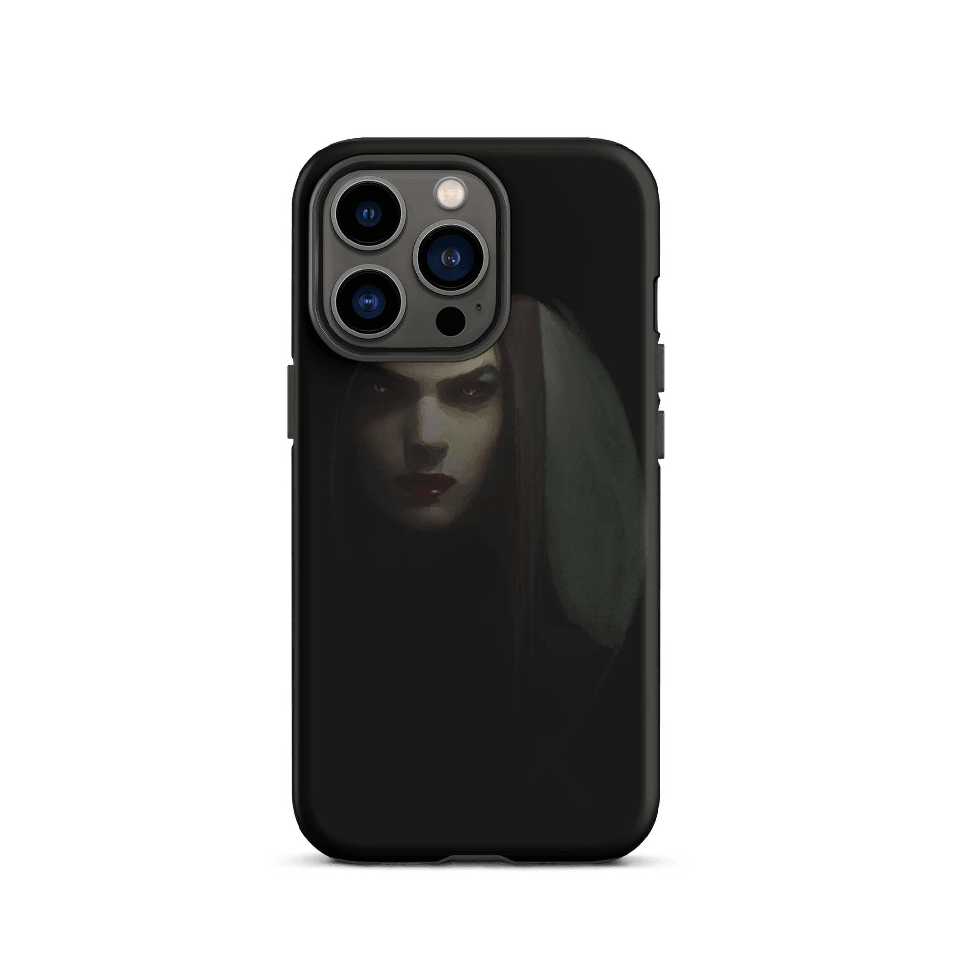 The Lady Seeker - iPhone Dual-layer protection Tough Phone Case DrawDadDraw