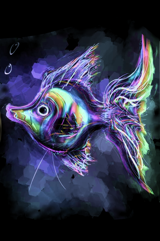 Rainbow Fish | DrawDadDraw